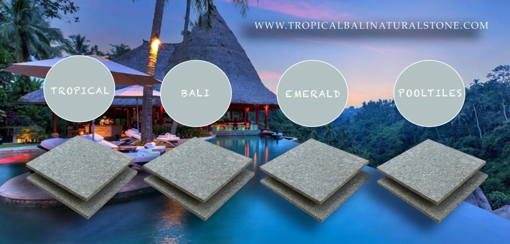 Tropical Bali emerald Pool Tiles