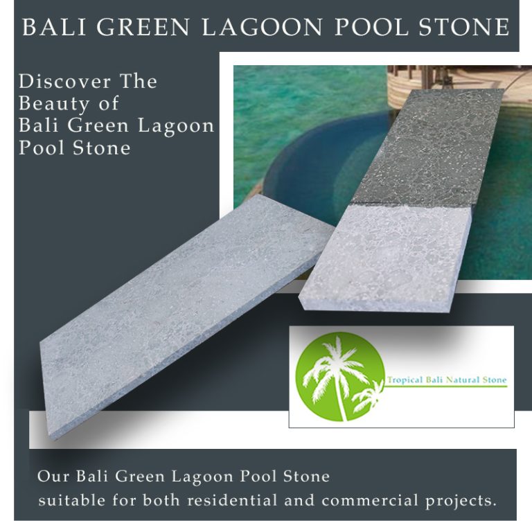 bali green swimming pool tiles from www.bali-stone-balipooltiles.com